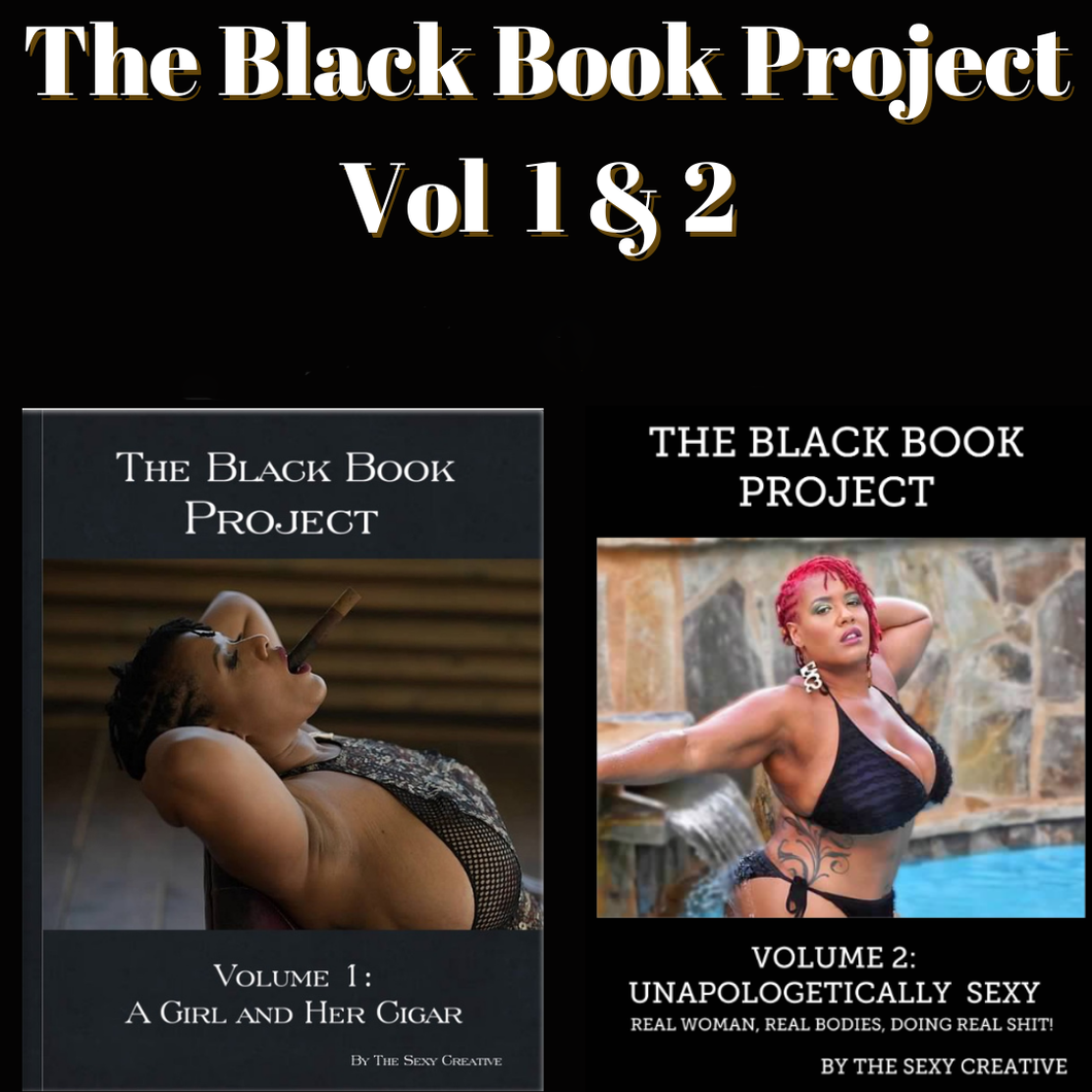 (HARD COPY)The Black Book Project Vol 1 and Vol 2- COMBO PACK